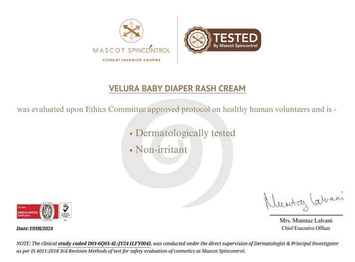 Velura Rash Cure Diaper Rash Cream - Image 2