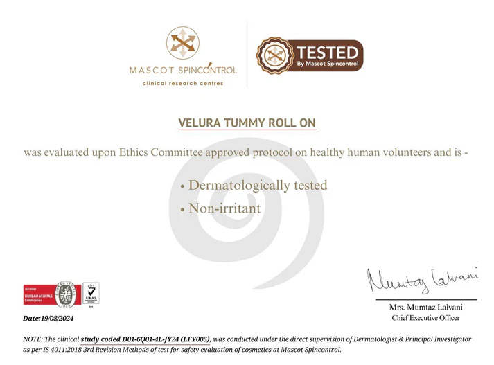 Velura Tummy Care Tummy Roll-On - Image 2